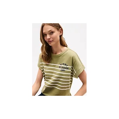 Hilfiger 1985 Logo Stripe T-Shirt