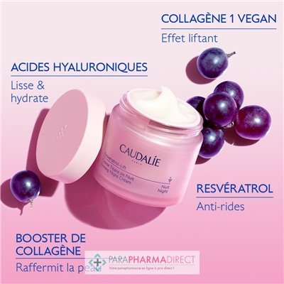 Caudalie Resveratrol-Lift - Crème Tisane de Nuit 50ml