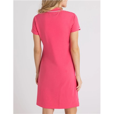 TIPPED POLO DRESS