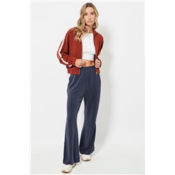Pantalón flare relaxed fit - Azul marino