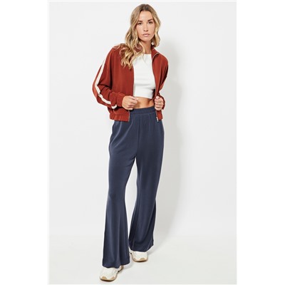 Pantalón flare relaxed fit - Azul marino