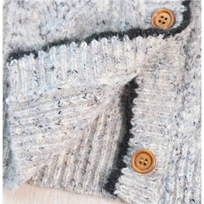 Женский элегантный плотный жаккардовый кардиган