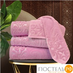 Велюровое полотенце 70х135 см Eleganta Aphrodite 500 г/м2, нежно-розовый