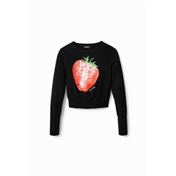Jersey cropped fresa