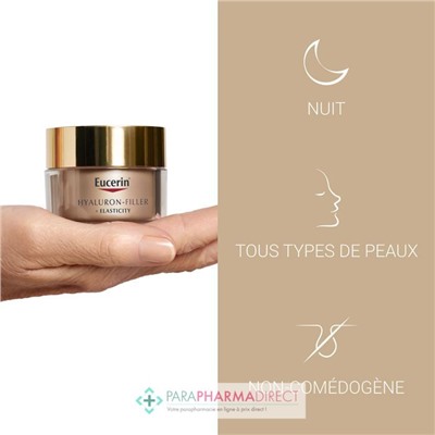 Eucerin Hyaluron-Filler + Elasticity Soin de Nuit 50 ml