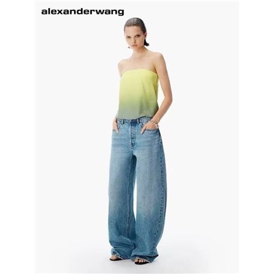 Женские джинсы со стразами  Alexand*r Wan*g