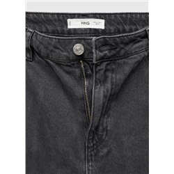 Jeans slouchy cargo tiro medio