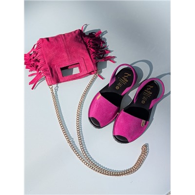 КОМБО Ab.Zapatos • 3106-8 • magenta + Итальянская мини сумочка AB.Z · Pelle · Miniflec fuxia АКЦИЯ