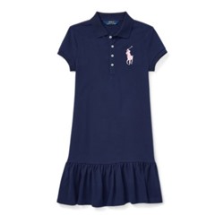 GIRLS 7-16 Big Pony Short-Sleeve Dress
