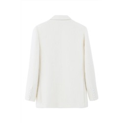 Blazer de lana Blanco