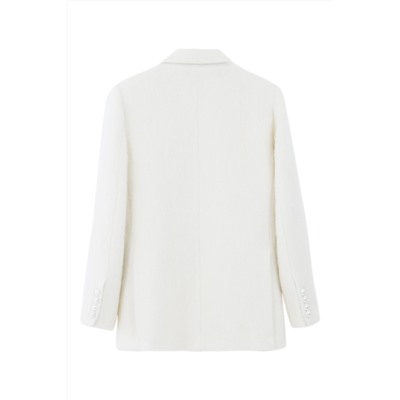 Blazer de lana Blanco