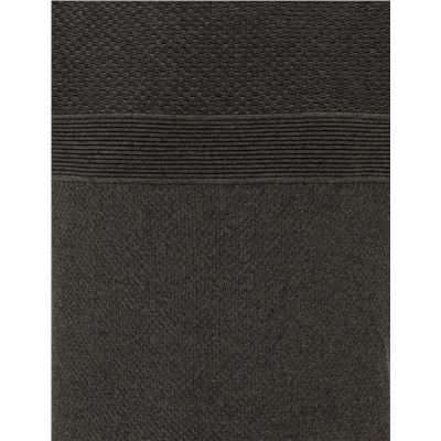 Gri Melanj Slim Fit Yarım Balıkçı Triko Kazak