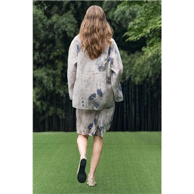 ZW COLLECTION PRINTED BERMUDA SHORTS