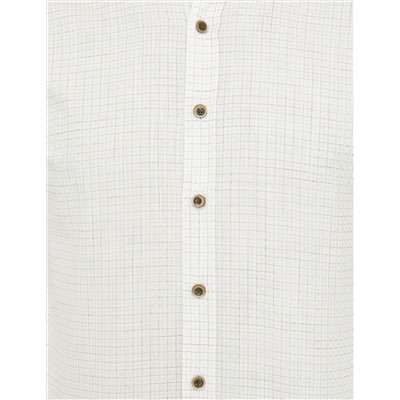 Bej Slim Fit Uzun Kollu Gömlek