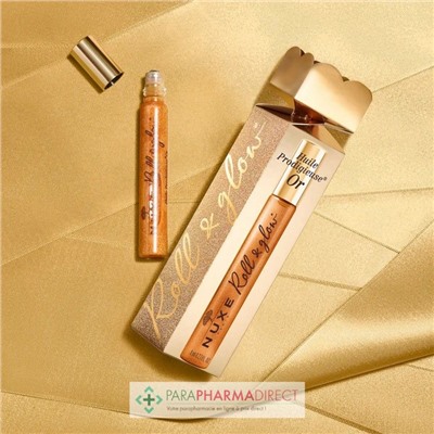Nuxe Cracker Huile Prodigieuse Or Huile Sèche Multi-Fonctions Effet Lumière - Roll-On 8ml