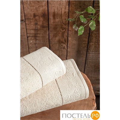 Полотенце Arya жаккардовое 70x140 Emely Крем
