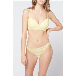 Sujetador con relleno Trendy Amarillo pastel