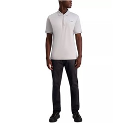KARL LAGERFELD PARIS Men's Slim Fit Short Sleeve Signature Logo Polo Shirt