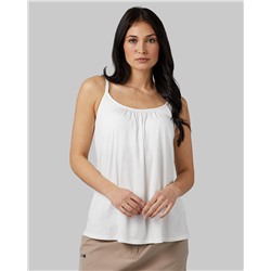 WOMEN'S SOFT RIB FLOWY BRA CAMI