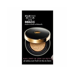 Солнцезащитный BB&СС серум-кушон для лица Black Tomato от Fuji 10 гр / Fuji Black Tomato BB-СС Serum Sun Protect 10g