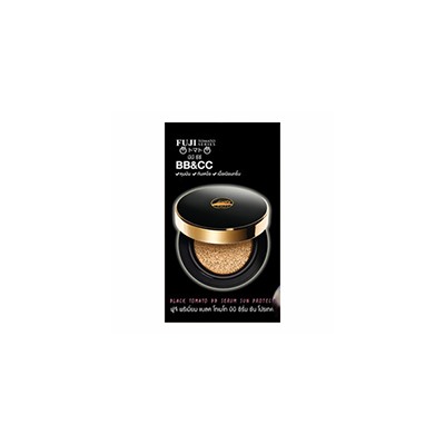 Солнцезащитный BB&СС серум-кушон для лица Black Tomato от Fuji 10 гр / Fuji Black Tomato BB-СС Serum Sun Protect 10g
