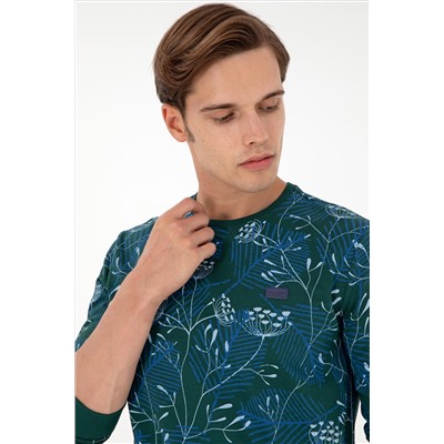 Erkek Koyu Yeşil Sweatshirt