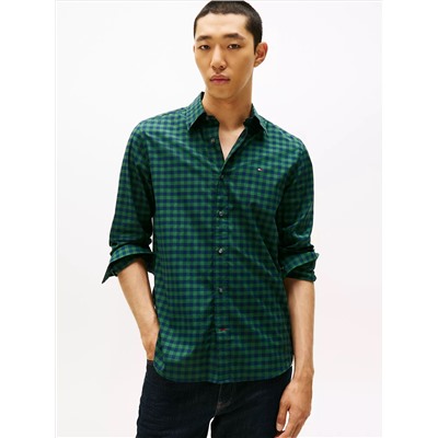 Regular Fit Check Print All-Day Shirt