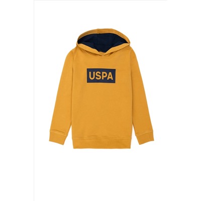 Erkek Çocuk Hardal Basic Sweatshirt