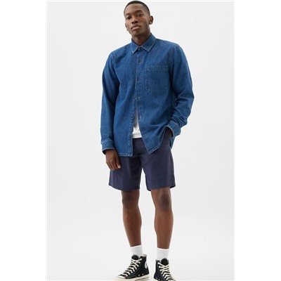9" Essential Khaki Shorts