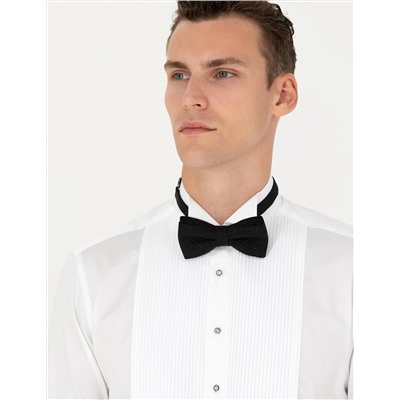 Beyaz Slim Fit Smokin Gömlek
