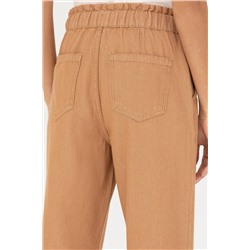 Kadın Camel Jean Pantolon