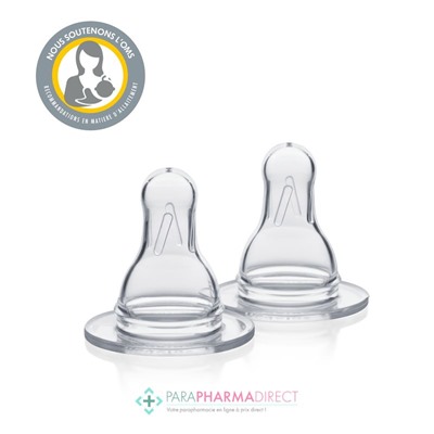 Medela Tétines Taille S Débit Faible x2