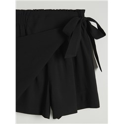 Shorts mit Bindedetail