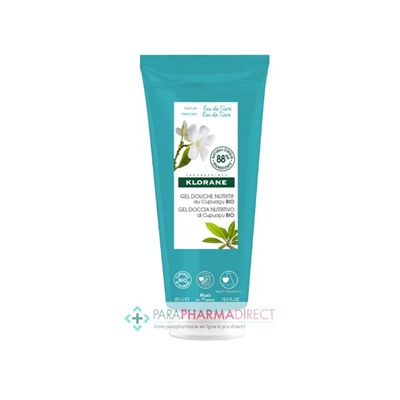 Klorane Cupuaçu Gel Douche Nutritif Eau de Tiaré 200ml