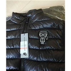 Мужской легкий стеганый жилет из мягкой эмульсионной ткани KARL LAGERFEL*D