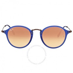 RAY BAN Round Copper Gradient Flash Sunglasses