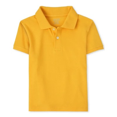 Boys Uniform Pique Polo