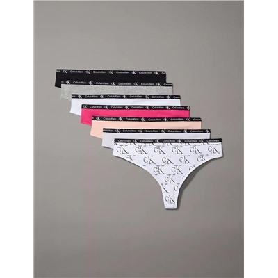Calvin Klein 1996 Cotton Stretch 7-Pack Modern Thong