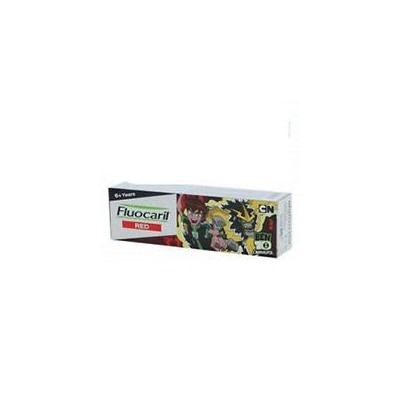Зубная паста для детей старше 6 лет клубничная от Fluocaril 65 гр / Fluocaril Kid Toothpaste for Over 6 Years Strawberry 65 g