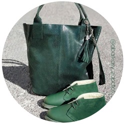 Ab. Zapatos 4535 Forest+PELLE SHOPPER SERPIENTE