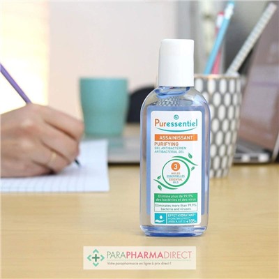 Puressentiel Assainissant Gel Antibactérien Hydro-Alcoolique 100 ml
