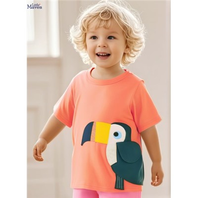 Футболка Little maven из Европы и Америки. Хлопок 100%