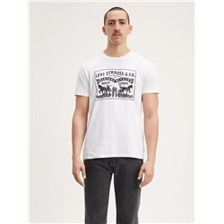 TWO HORSE GRAPHIC TEE SHIRT