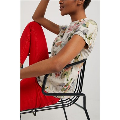Camiseta tropical Mickey Mouse