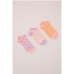 Pack 3 calcetines cortos prints variados