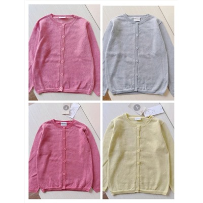 Детский хлопковый кардиган с металлизированной нитью, экспорт  Friend*s