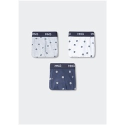 Pack 3 bóxers combinados -  Niño | MANGO OUTLET España