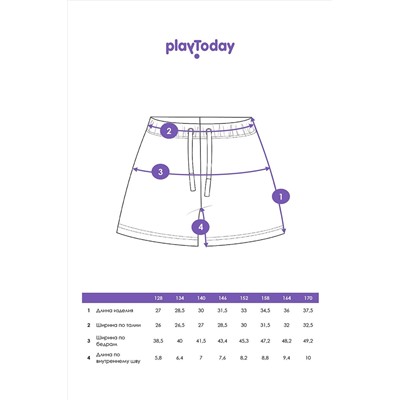Шорты, 2 шт. PLAYTODAY, 1121692