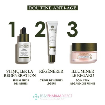 Sanoflore Crème des Reines Légère - Soin Régénération Eclat BIO 50 ml