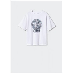 Camiseta estampada algodón -  Niño | MANGO OUTLET España